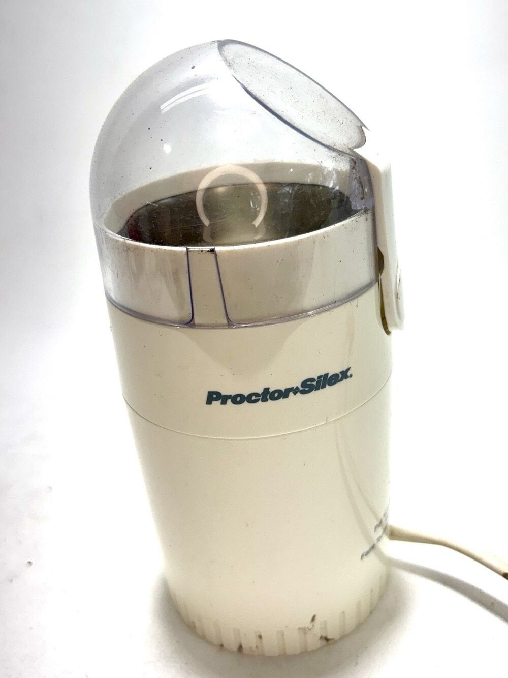 Proctor Silex Electric Coffee Grinder White Hamilton Beach Tested Working